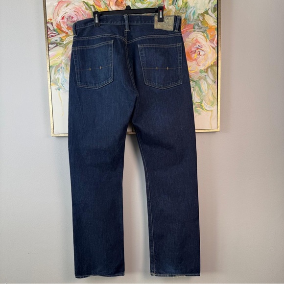 Polo Ralph Lauren Vintage Men’s Jeans 36x34 Dark Wash Straight Leg - Picture 6 of 10